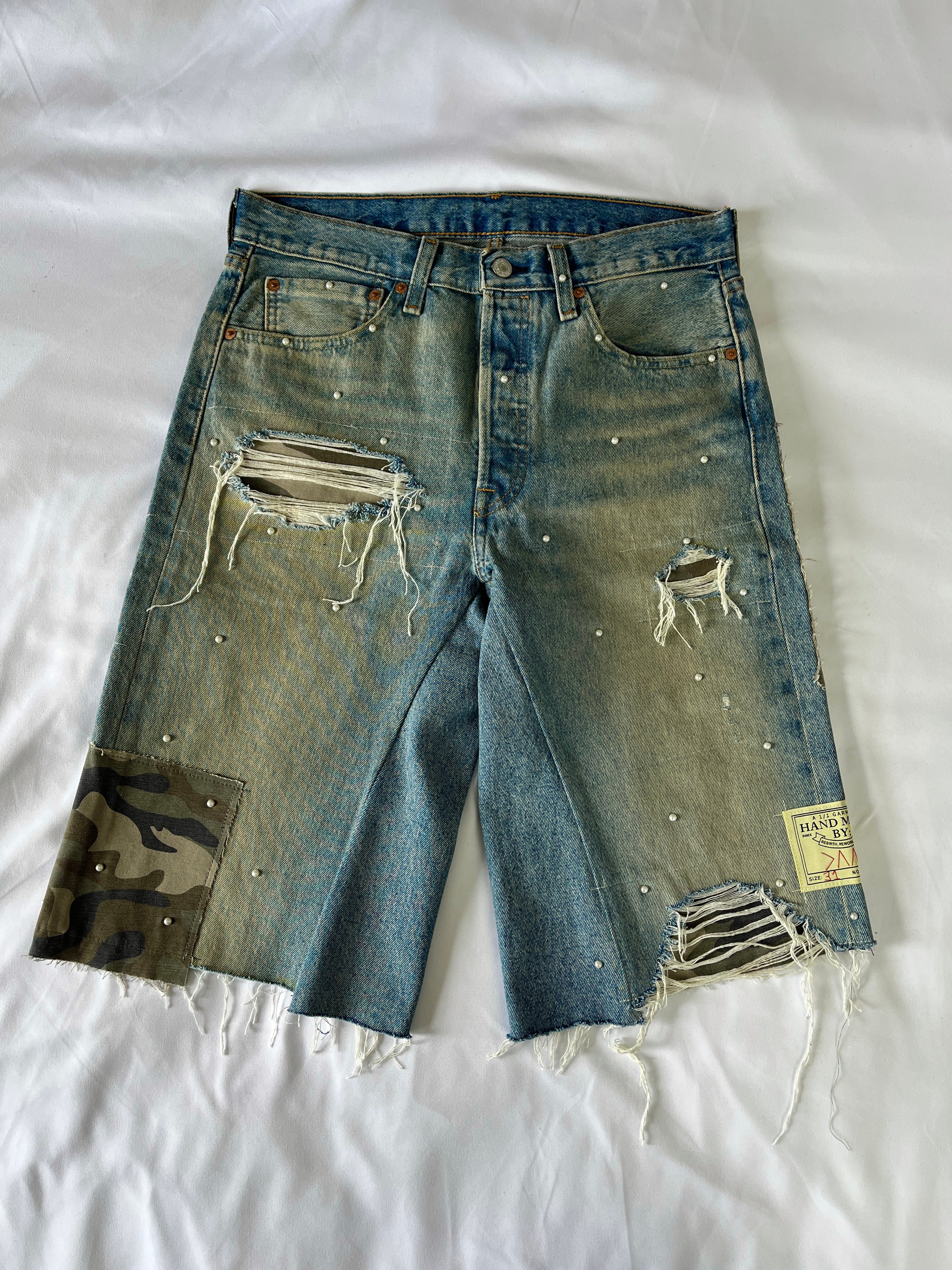 #34 Pearl Patchwork Denim