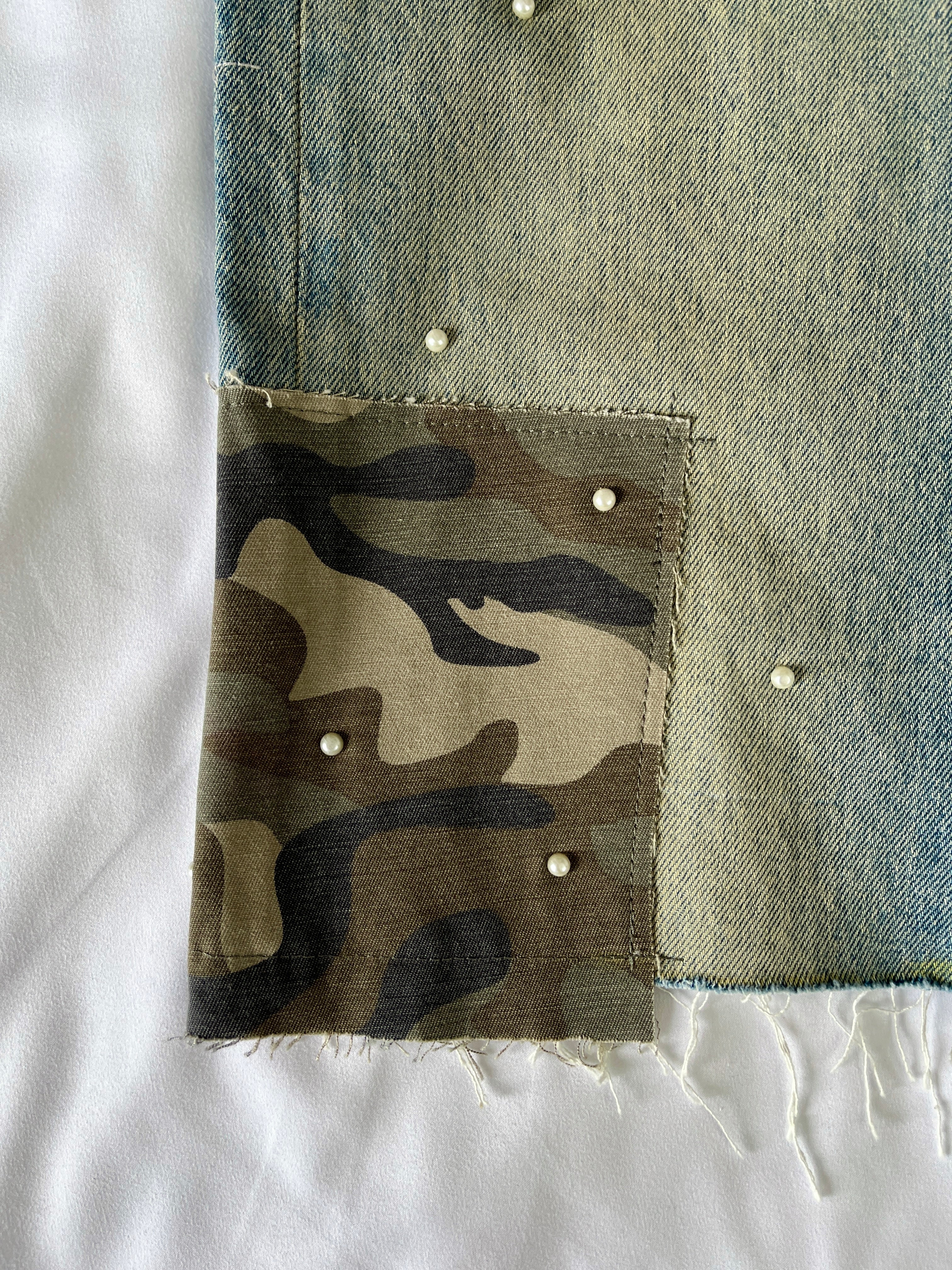 #34 Pearl Patchwork Denim