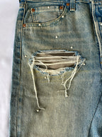 #34 Pearl Patchwork Denim