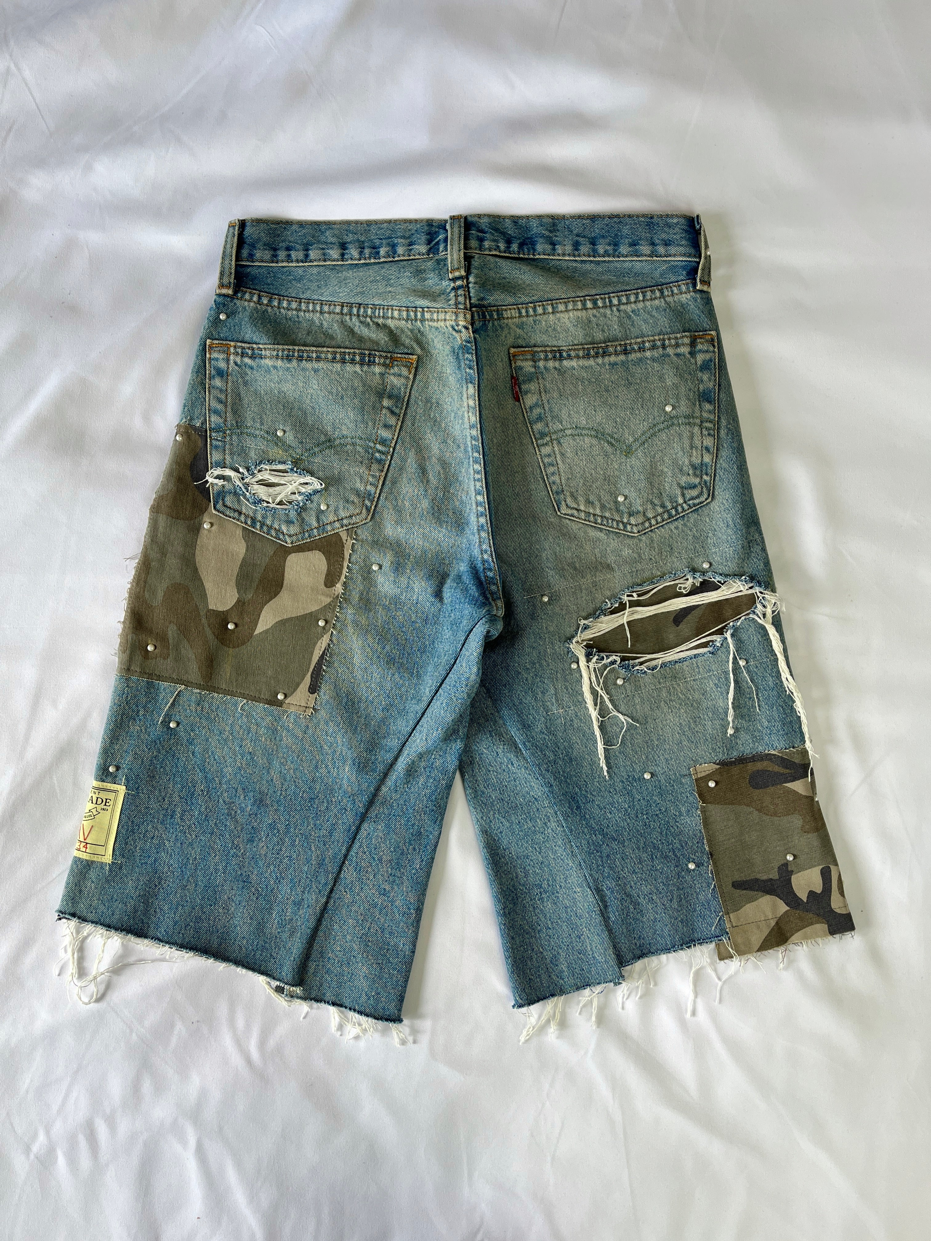#34 Pearl Patchwork Denim