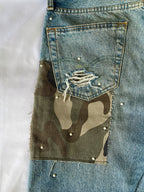 #34 Pearl Patchwork Denim