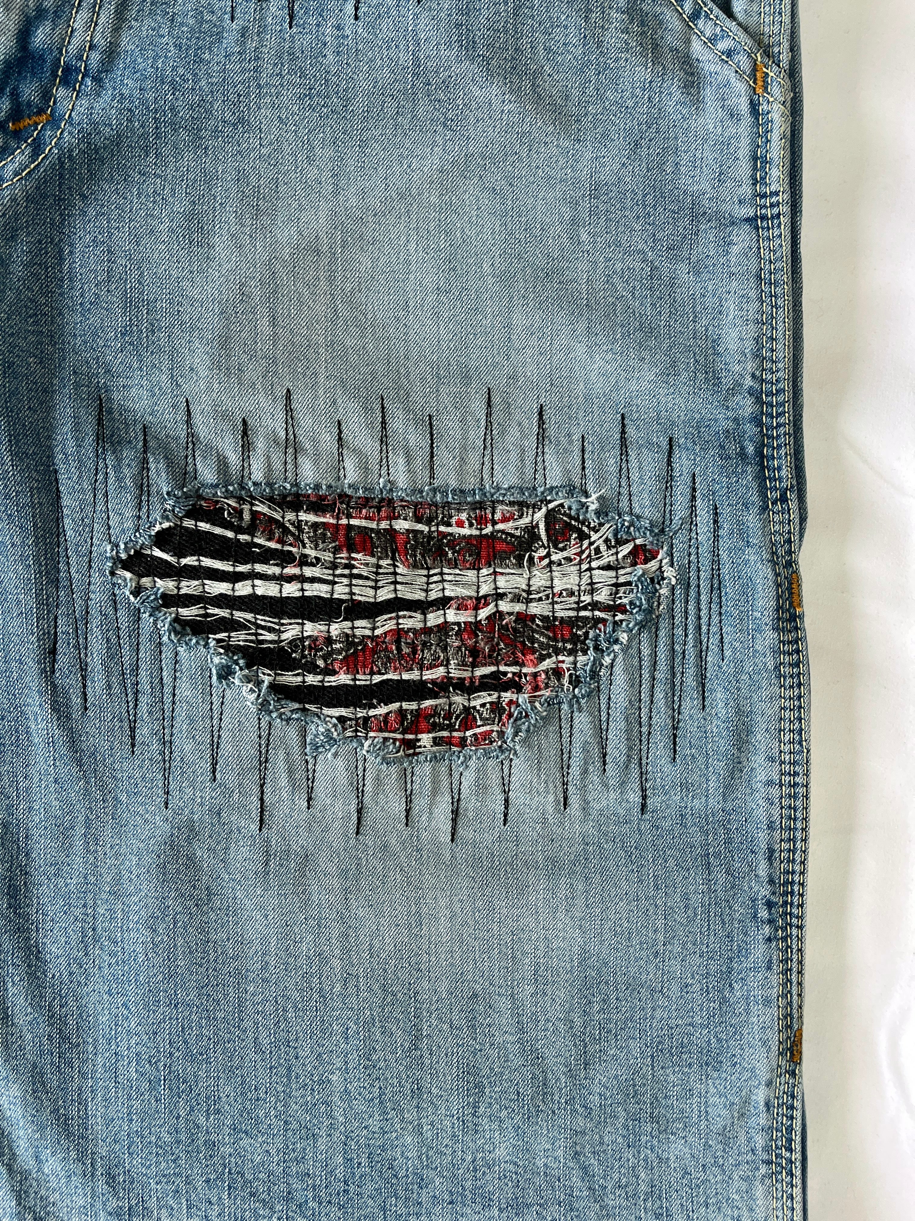 #39 Bandana Patchwork Denim