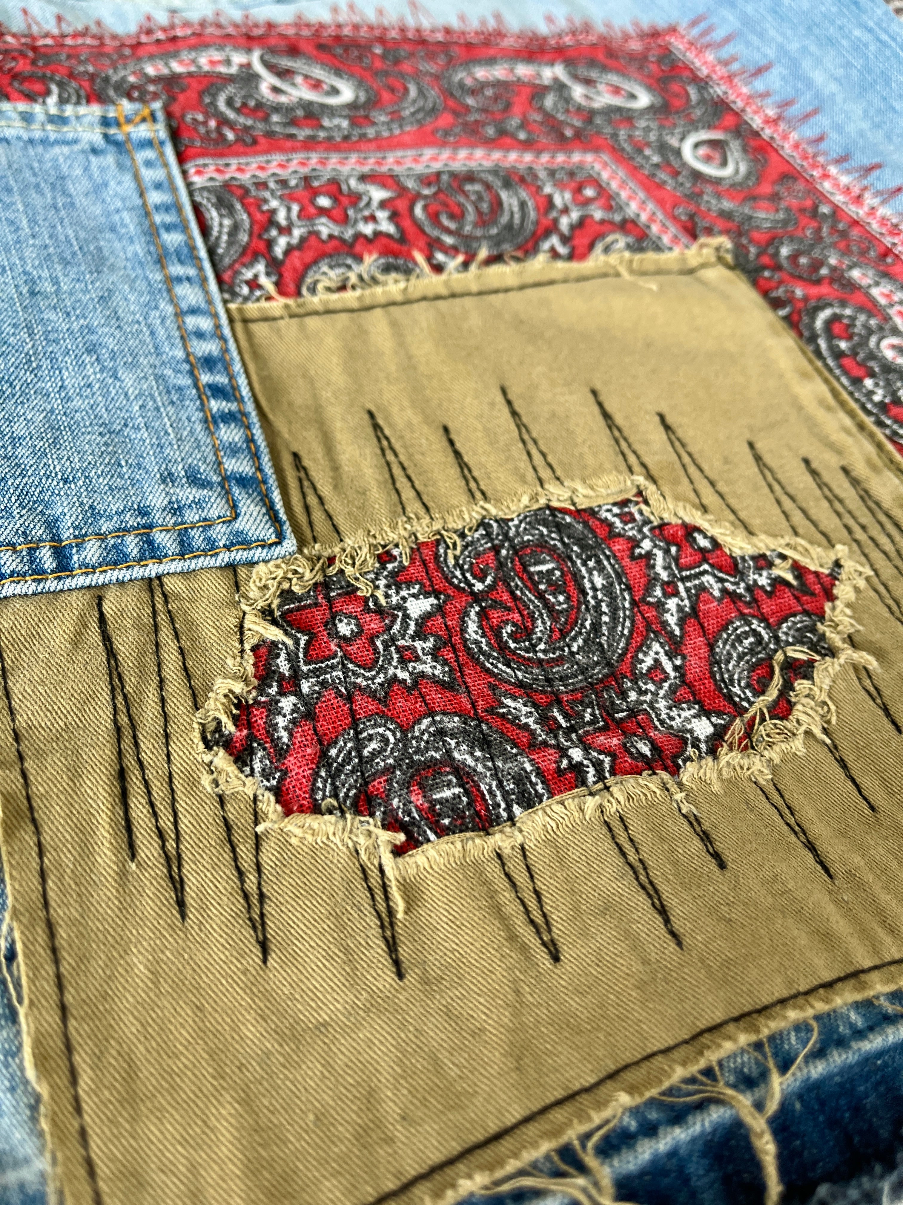 #39 Bandana Patchwork Denim