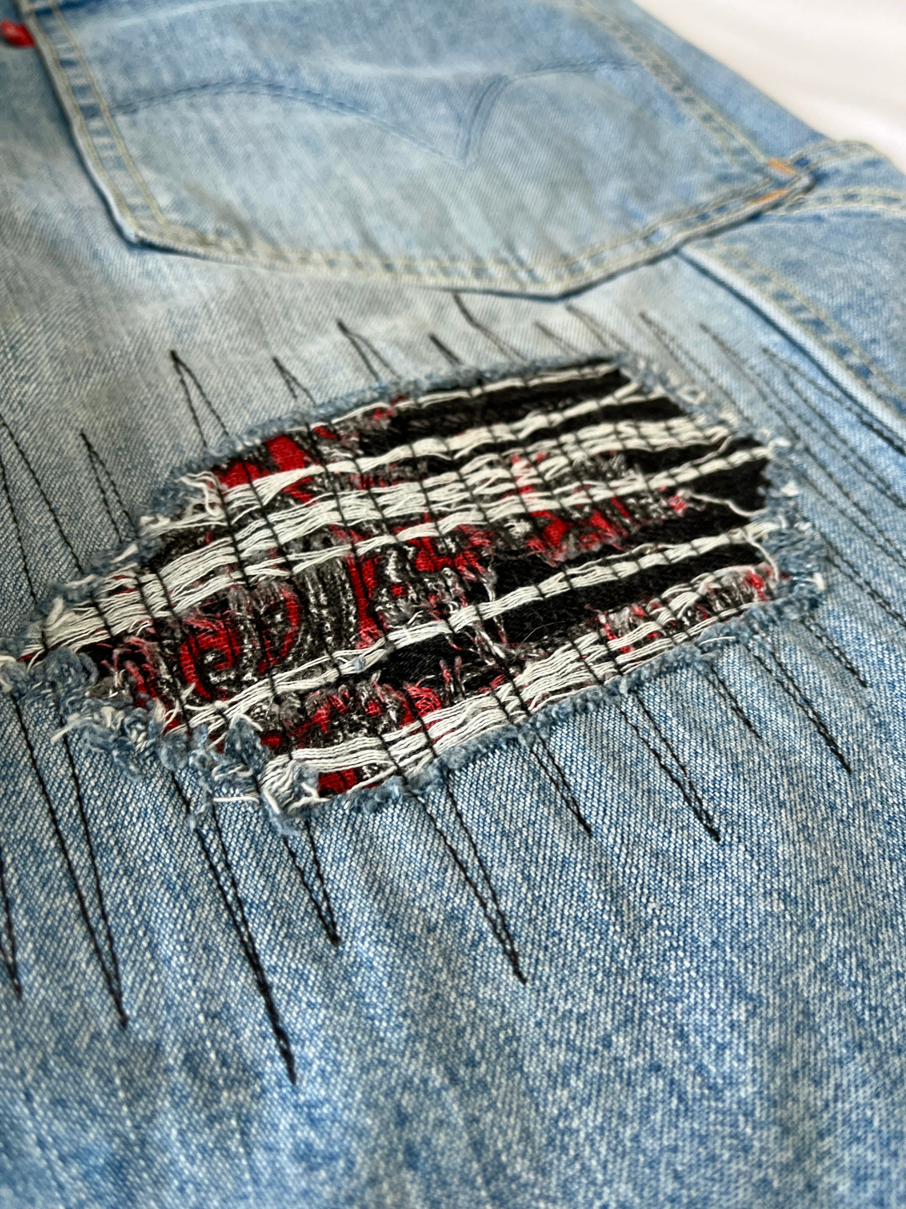 #39 Bandana Patchwork Denim