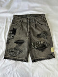 1/1 Distressed Patchwork Denim - 34
