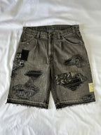 #41 Distressed Patchwork Denim