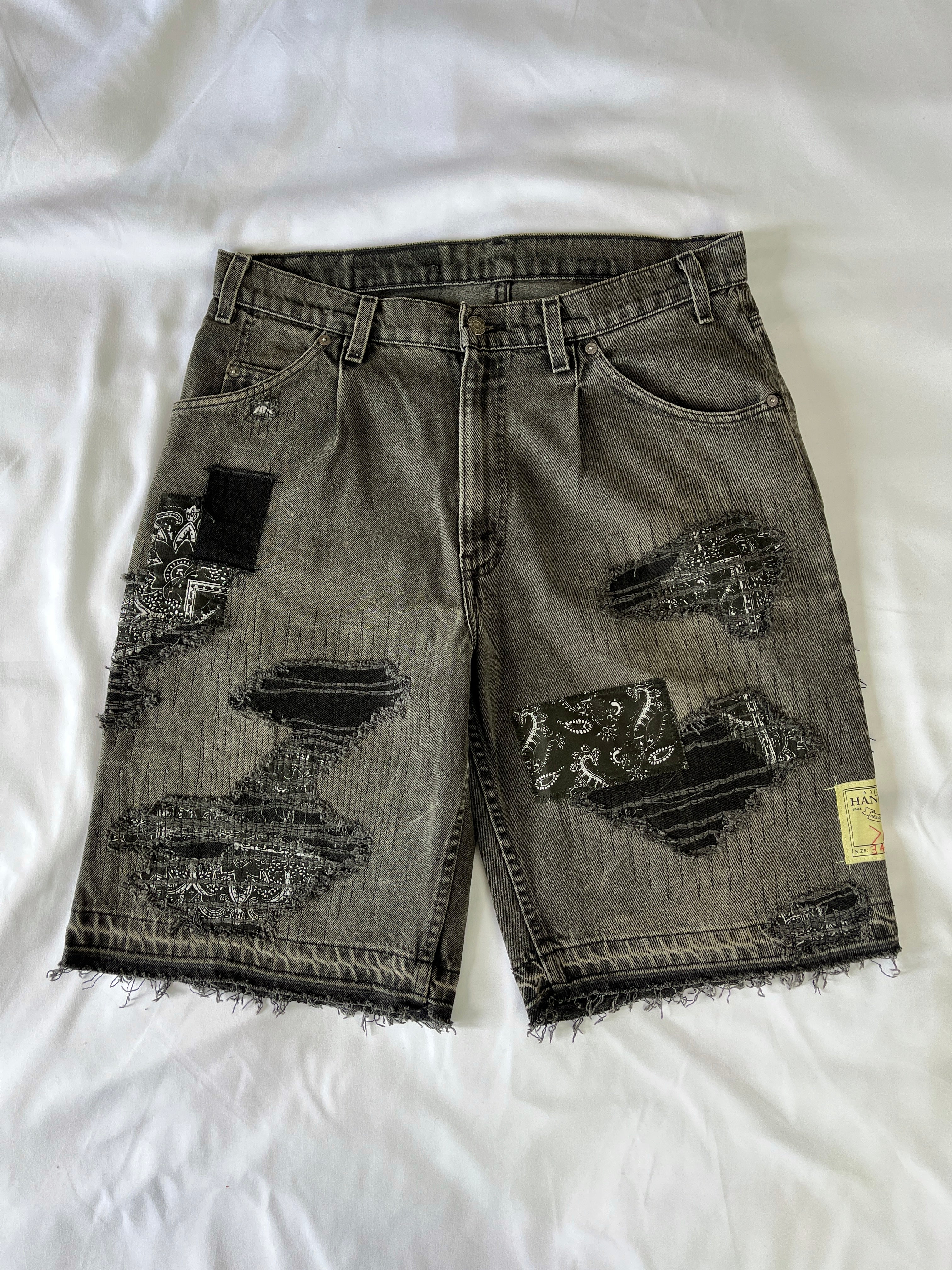 #41 Distressed Patchwork Denim