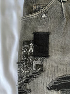 #41 Distressed Patchwork Denim