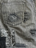 #41 Distressed Patchwork Denim