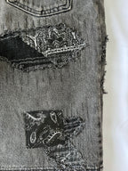 #41 Distressed Patchwork Denim