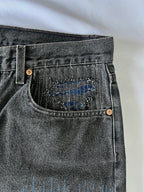 #37 Distressed 3 Tone Denim