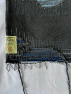 #37 Distressed 3 Tone Denim