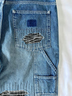 #40 Distressed Patchwork Denim