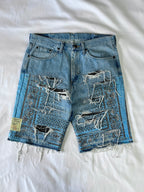 #33 Distressed Bandana Denim