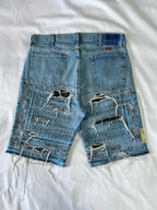 #33 Distressed Bandana Denim