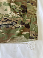 #47 Distressed Camo Cargo